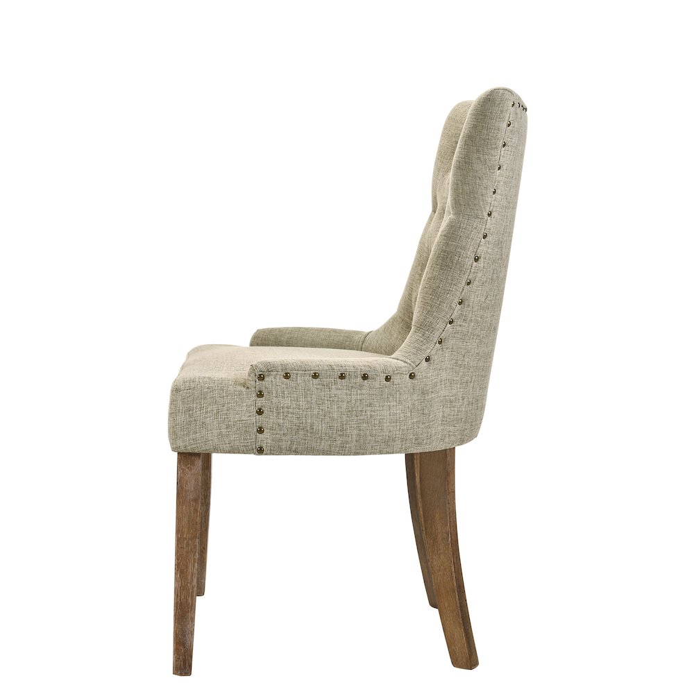 Tufted Back Parson Chairs (Set of 2). Picture 3
