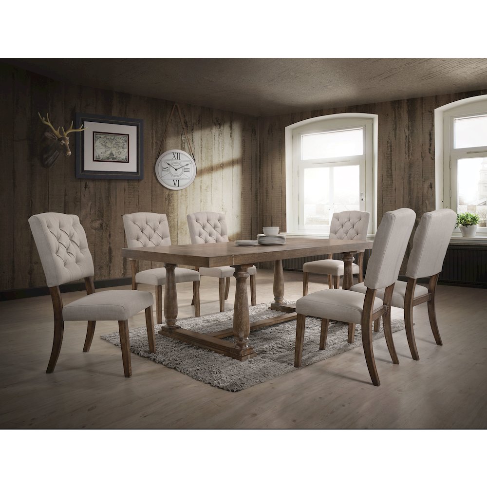 Tufted Back Side Chairs (Set of 2). Picture 4
