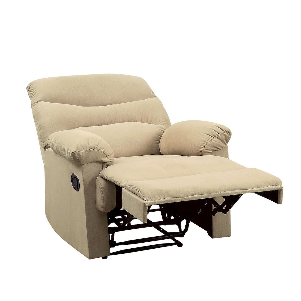 Pillow Top Arms Recliner with Tufted Back. Picture 4