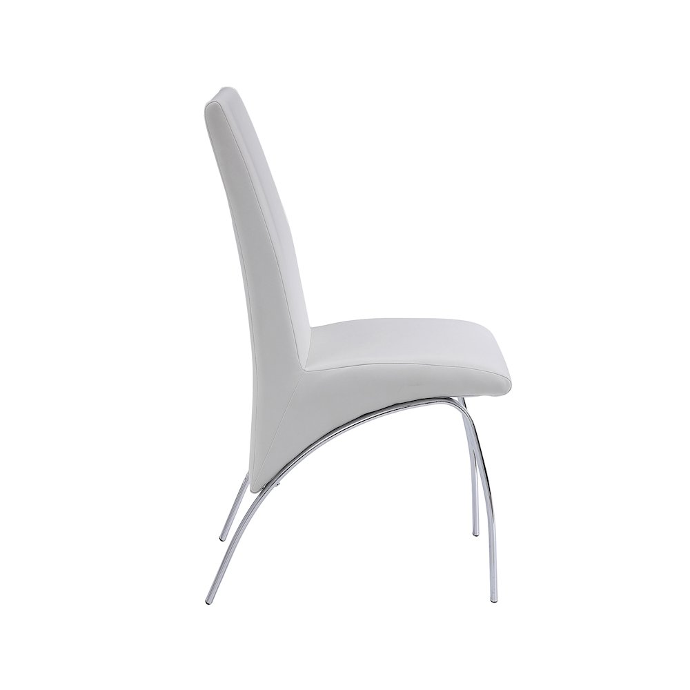 Armless Solid Back Side Chair (Set of 2). Picture 3