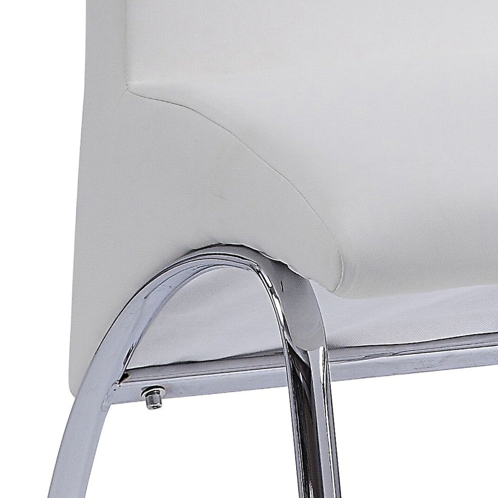 Armless Solid Back Side Chair (Set of 2). Picture 5