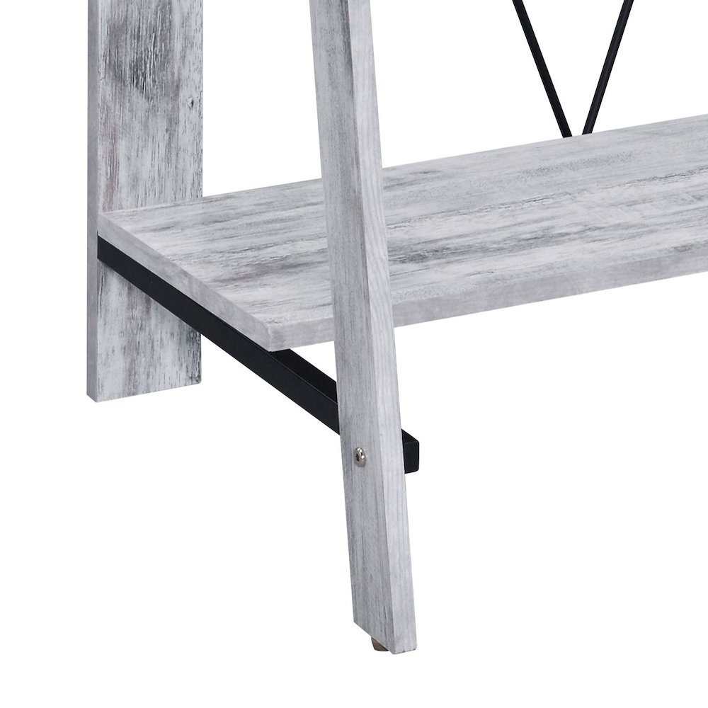 Writing Desk with Upper Shelf. Picture 4