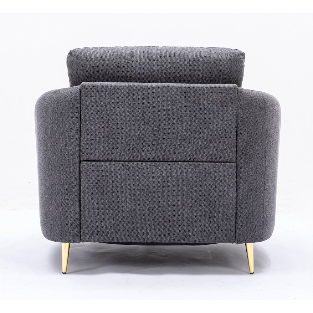 Gray Chair with Metal Leg. Picture 4