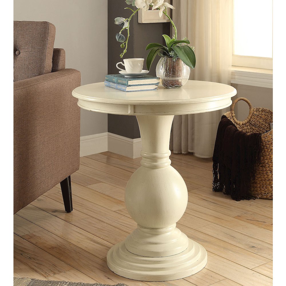 Accent Table with Pedestal Base. Picture 5