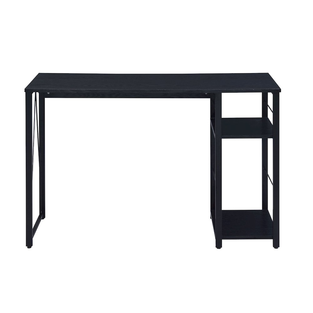 2-Shelf Rectangular Writing Desk. Picture 2