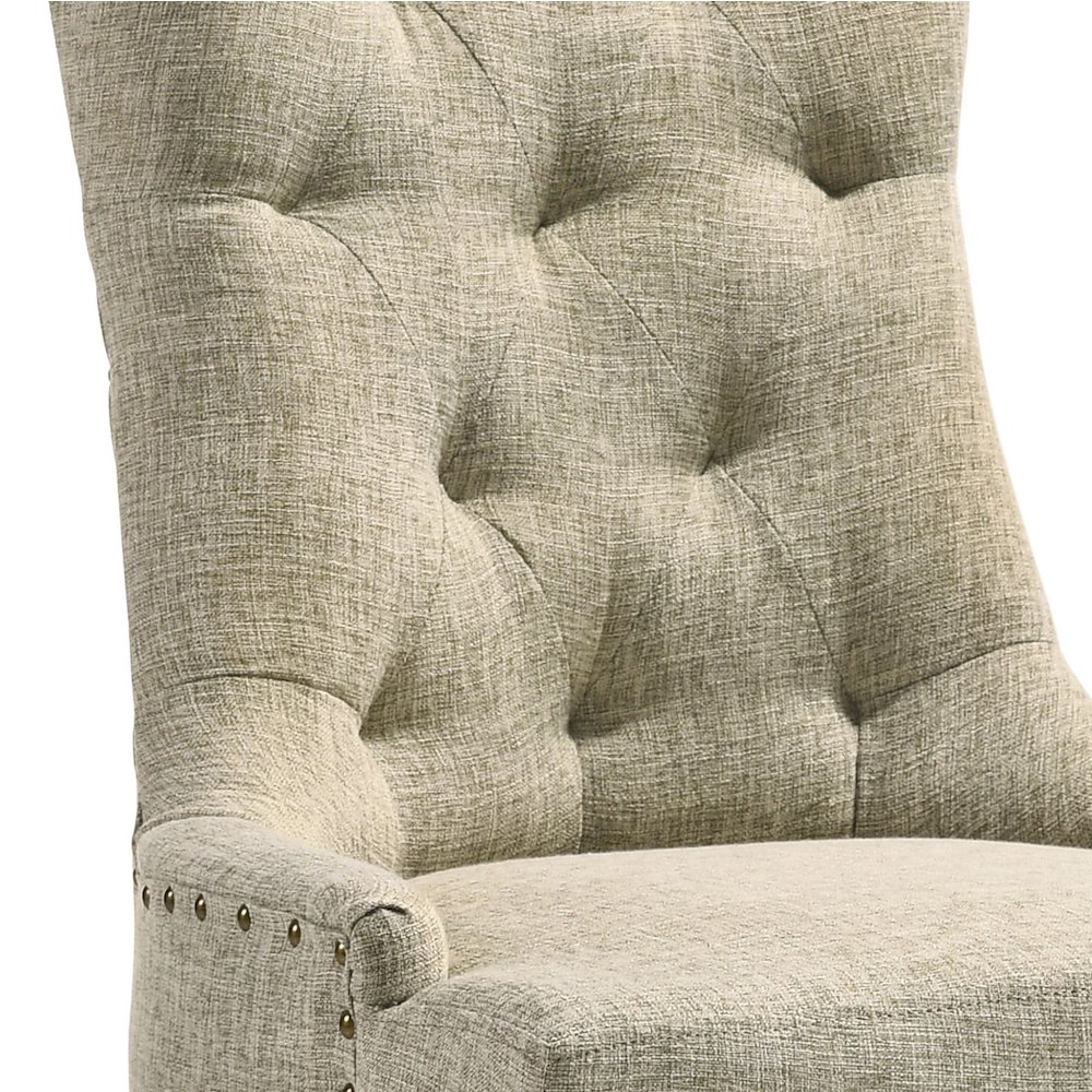 Tufted Back Parson Chairs (Set of 2). Picture 5