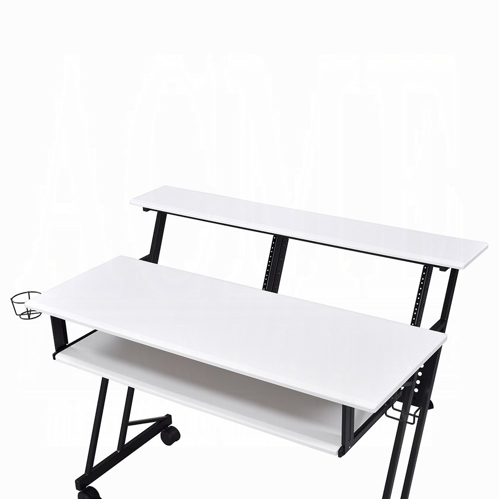 Music Studio Desk with Keyboard Tray. Picture 4