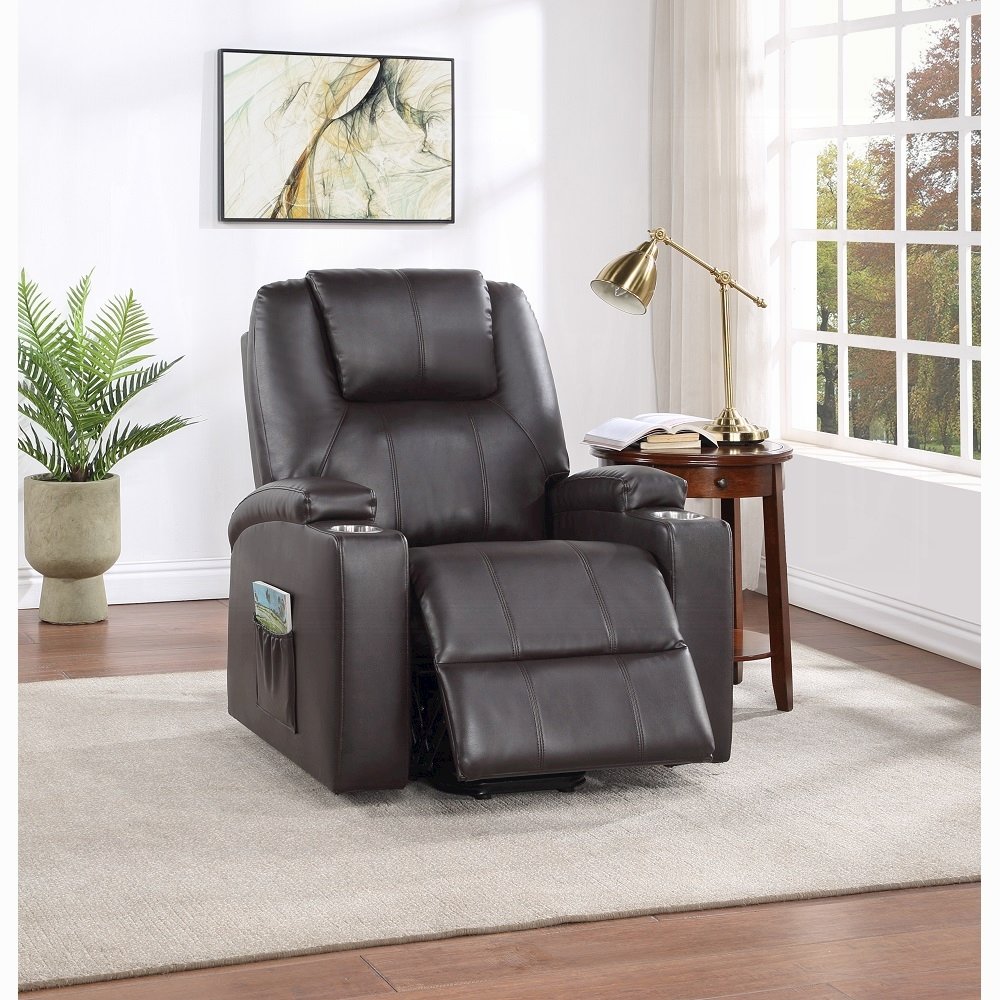 Power Recliner with Cupholder. Picture 2