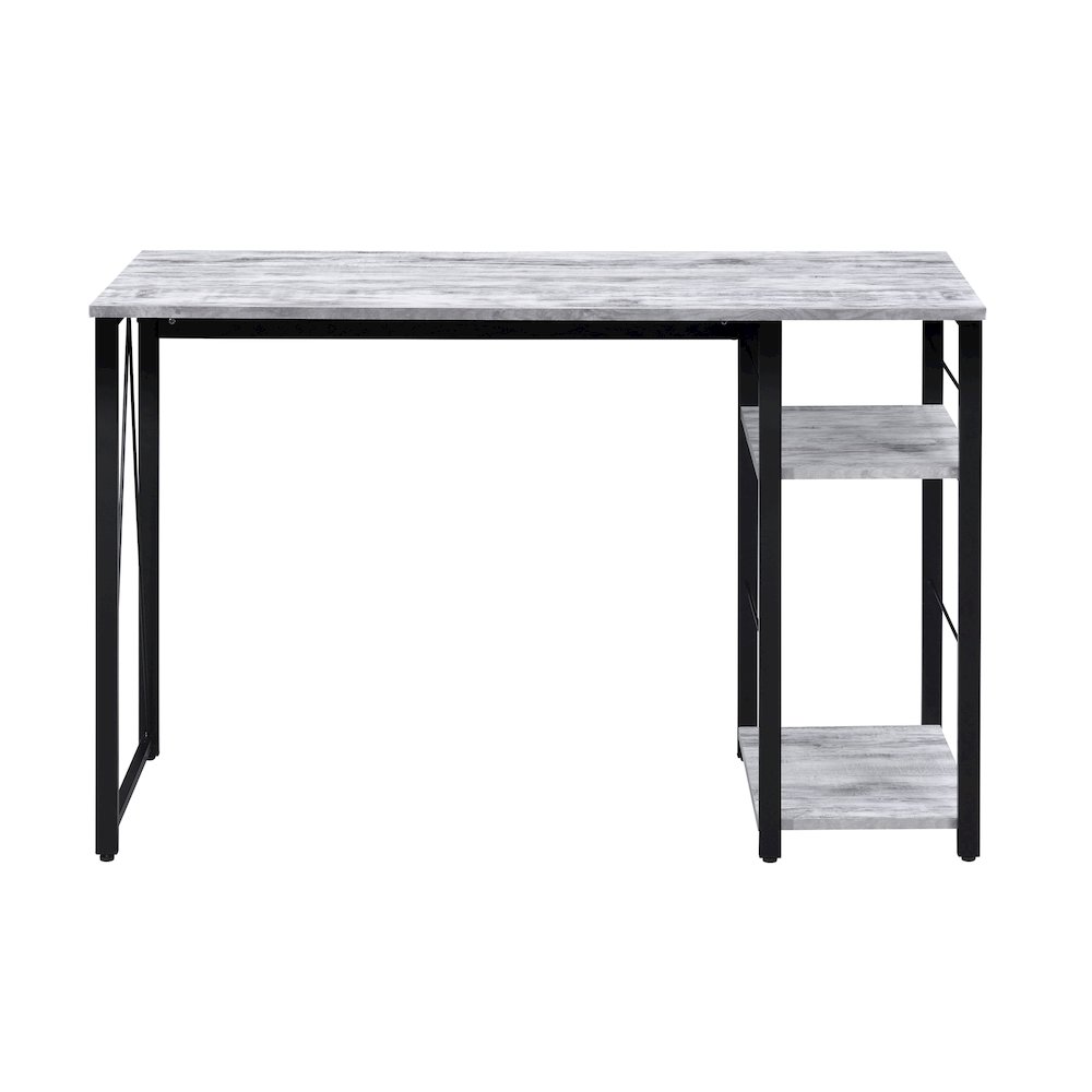 2-Shelf Rectangular Writing Desk. Picture 2