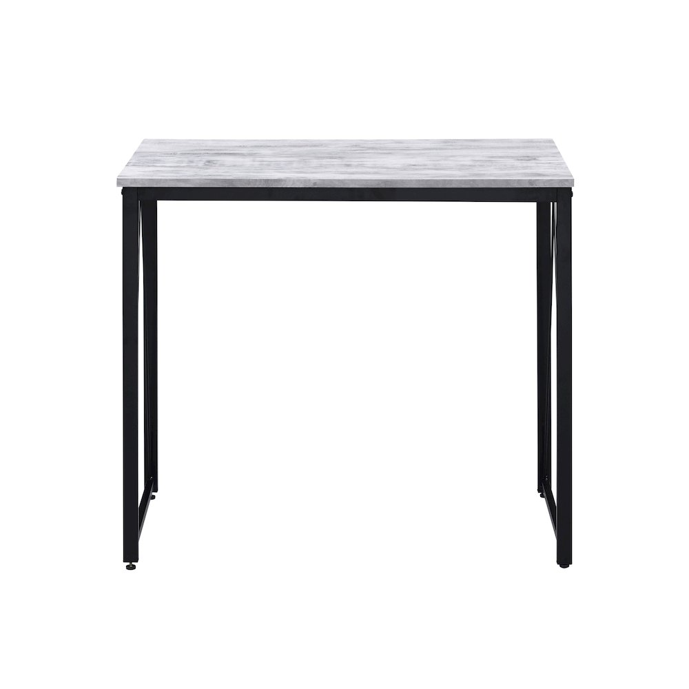 35.5" Writing Desk with Metal Sled Base. Picture 2