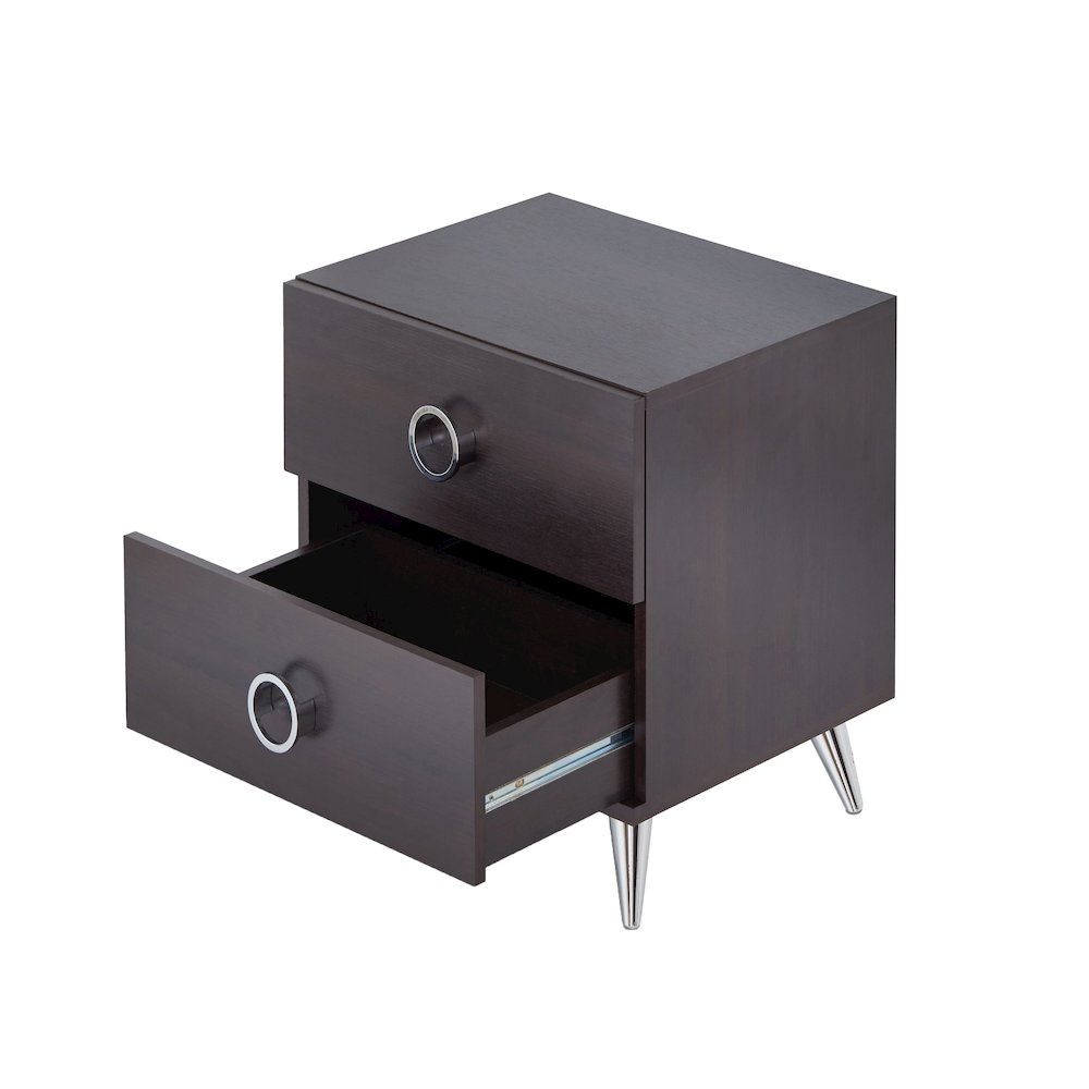 2-Drawer Rectangular Accent Table. Picture 3