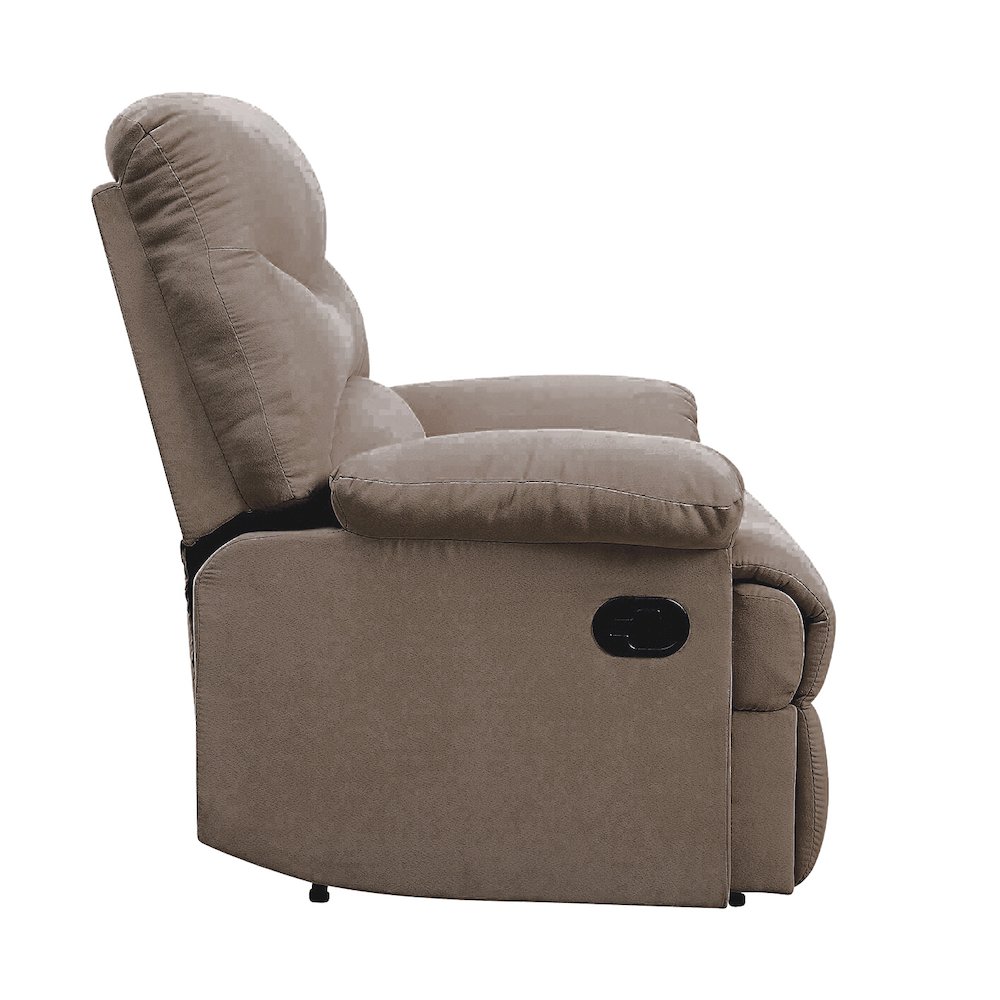 Pillow Top Arms Recliner with Tufted Back. Picture 4