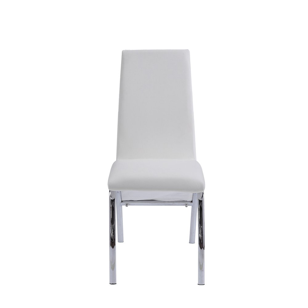 Armless Solid Back Side Chair (Set of 2). Picture 2