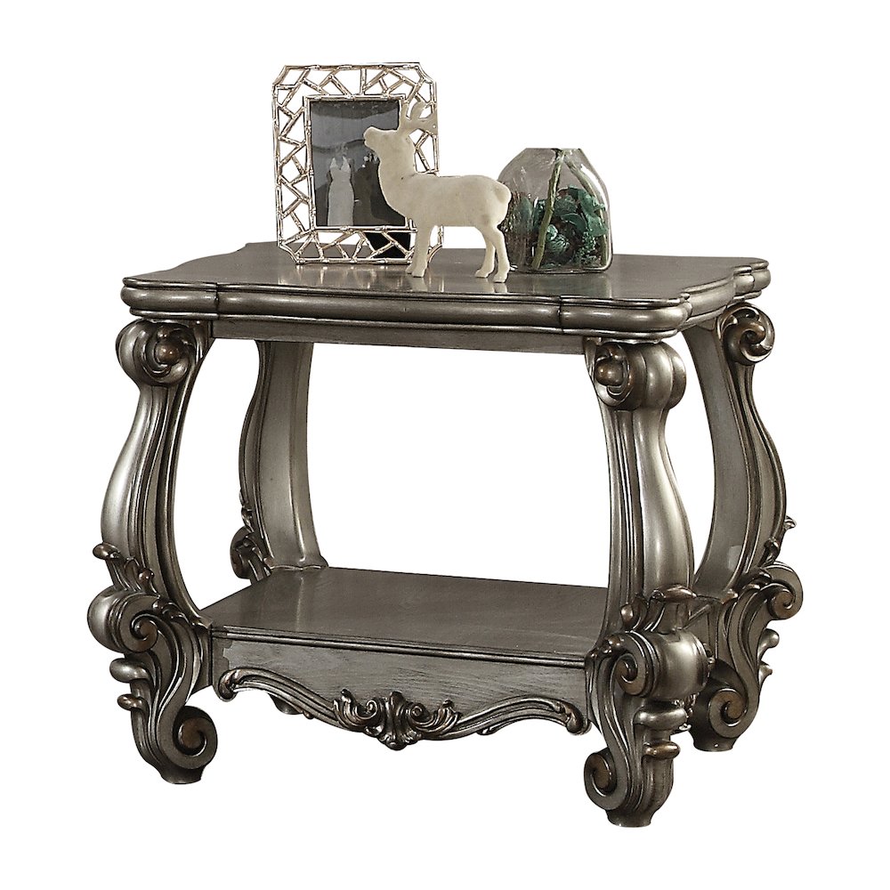 End Table with Bottom Shelf. Picture 1