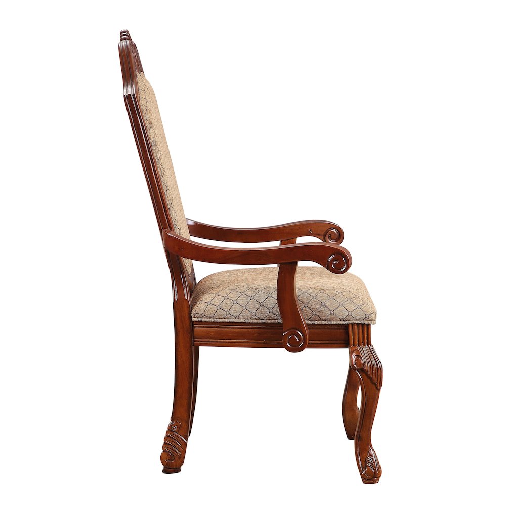 Arm Chairs with Arched Backrest (Set of 2). Picture 3