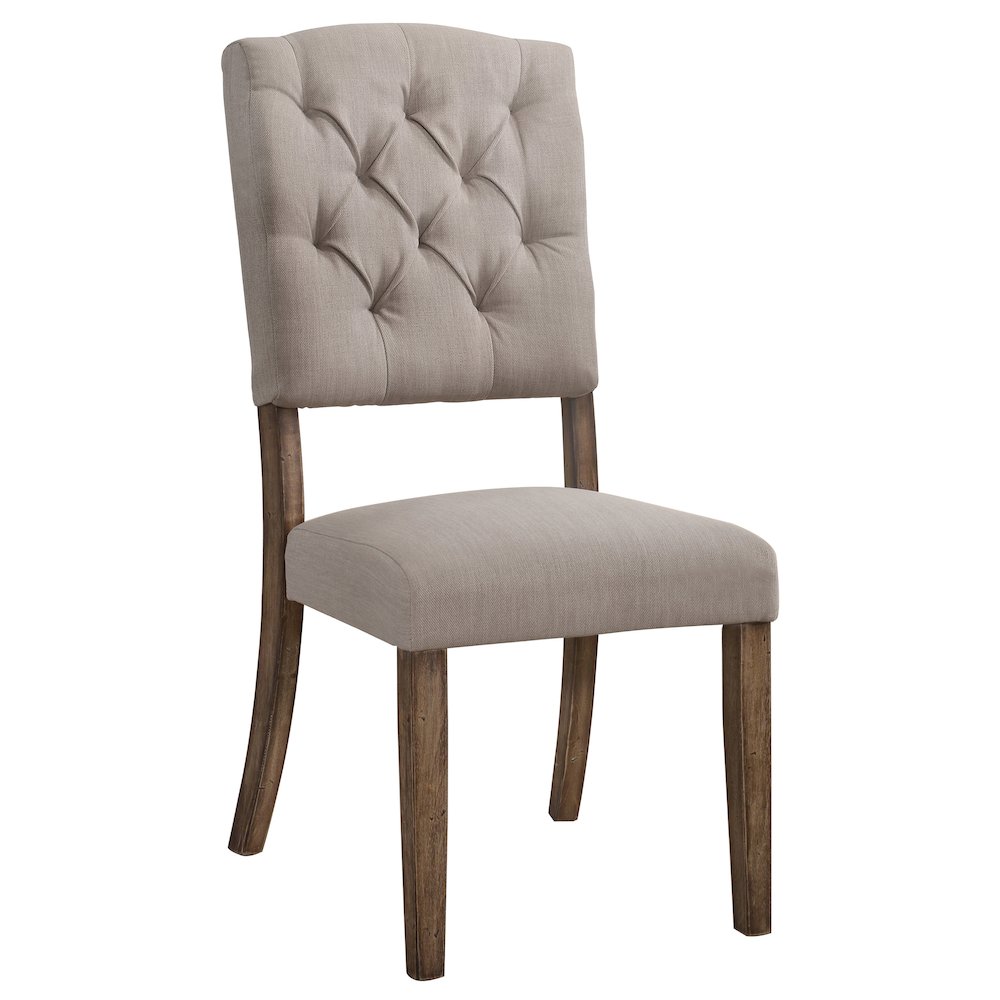 Tufted Back Side Chairs (Set of 2). Picture 1