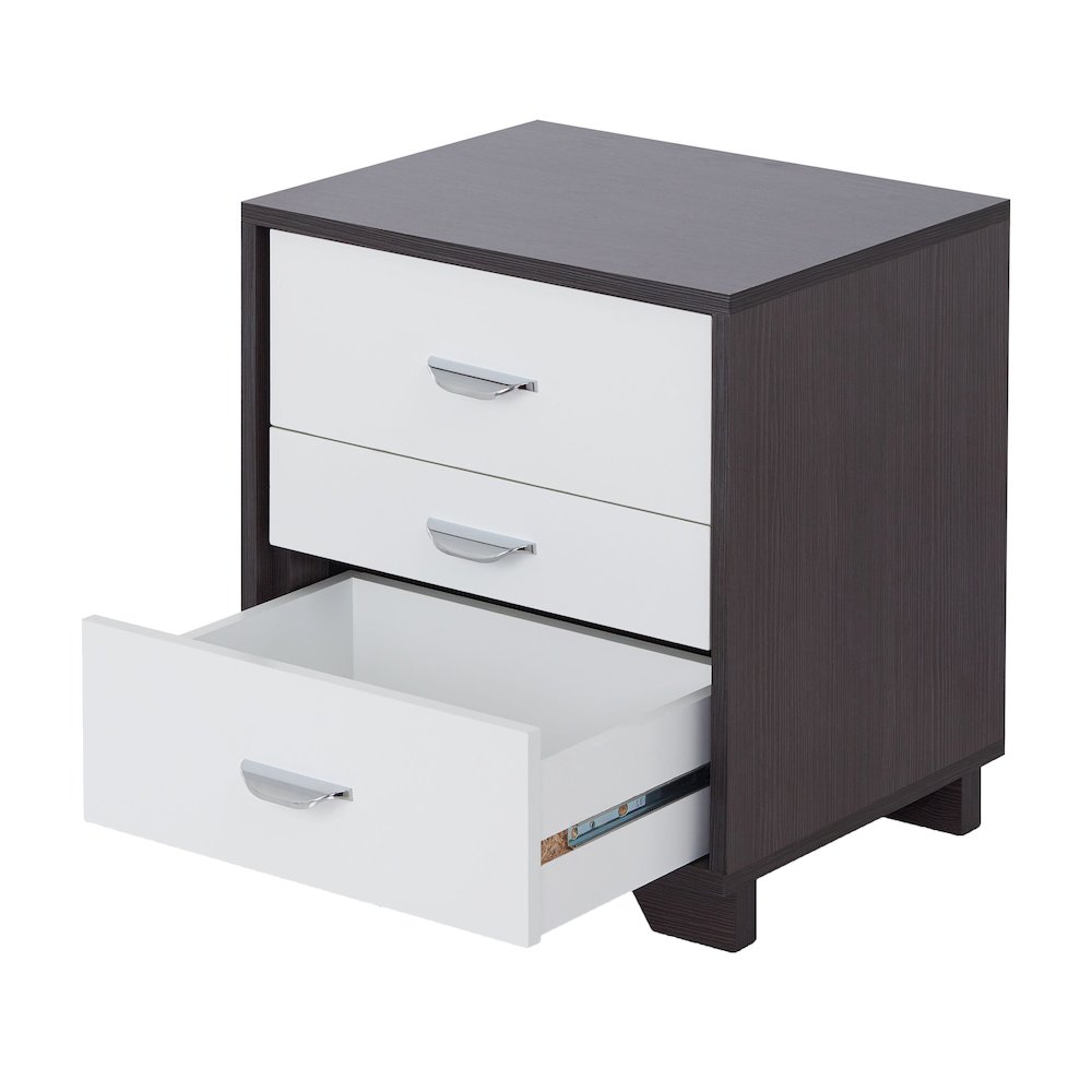 3-drawer Rectangular Accent Table. Picture 3