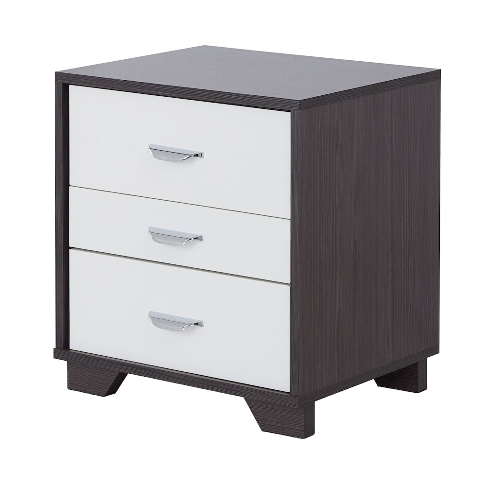 3-drawer Rectangular Accent Table. Picture 1
