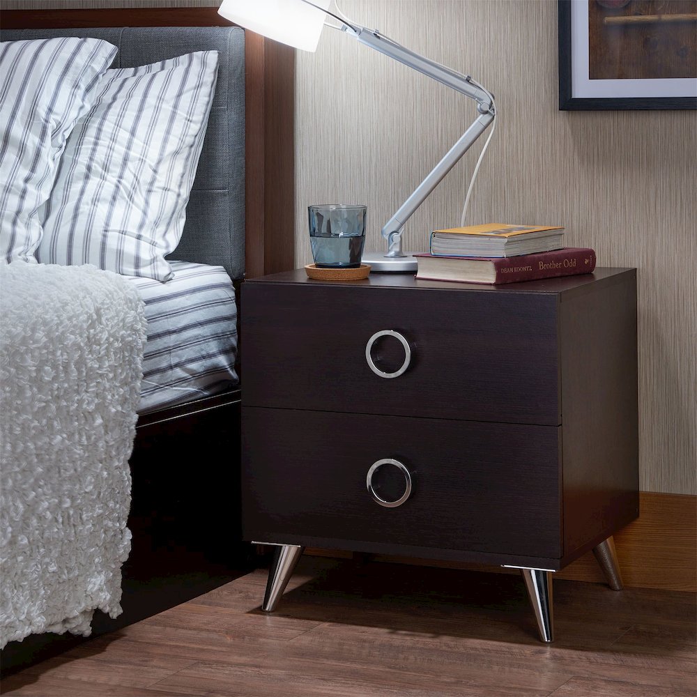 2-Drawer Rectangular Accent Table. Picture 5