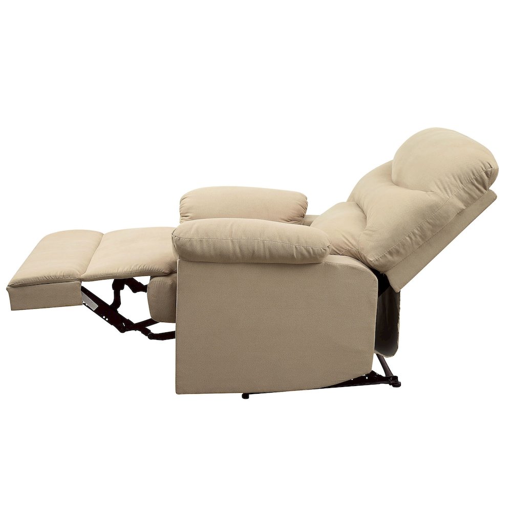 Pillow Top Arms Recliner with Tufted Back. Picture 5
