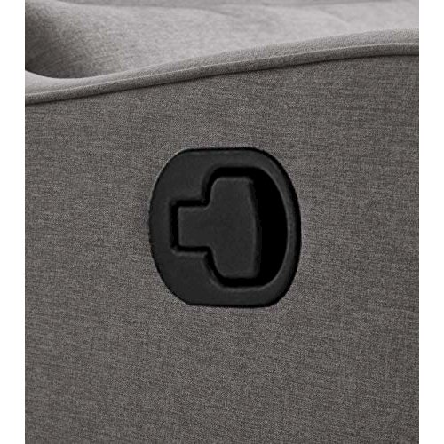 Westwood Design Elsa Fabric Manual Swivel Glider and Recliner in Harbor Gray. Picture 5