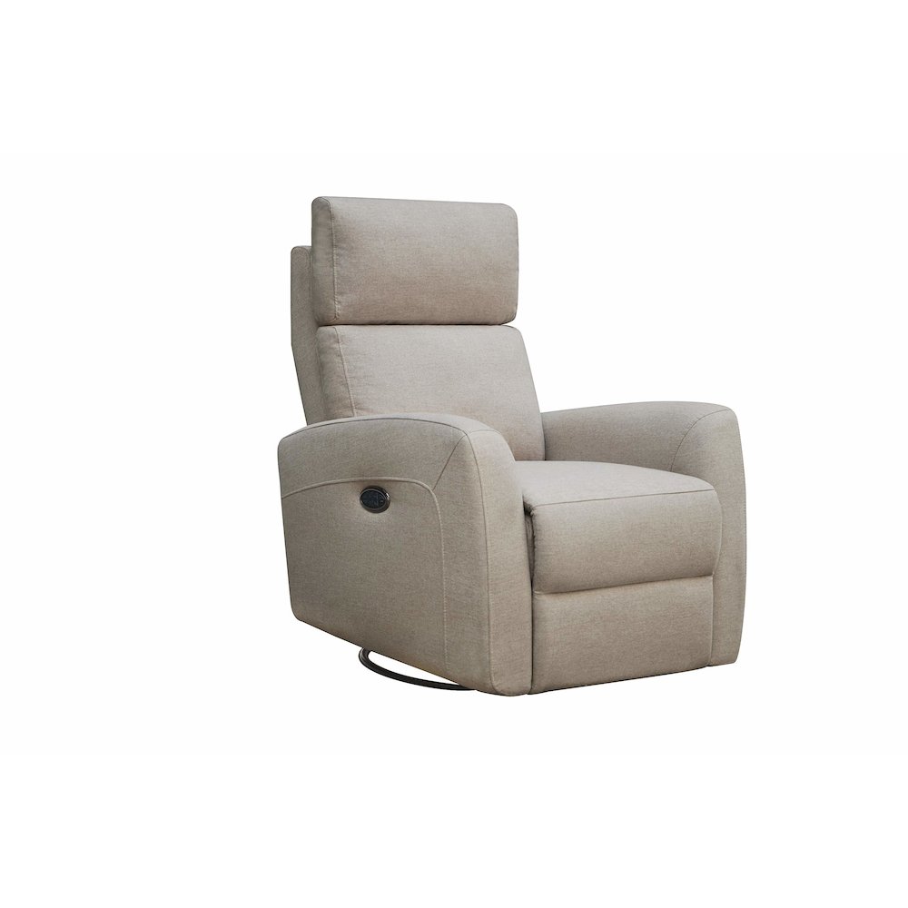 Westwood Design Jordan Fabric Triple Power Swivel Glider and Recliner in Camel. Picture 1