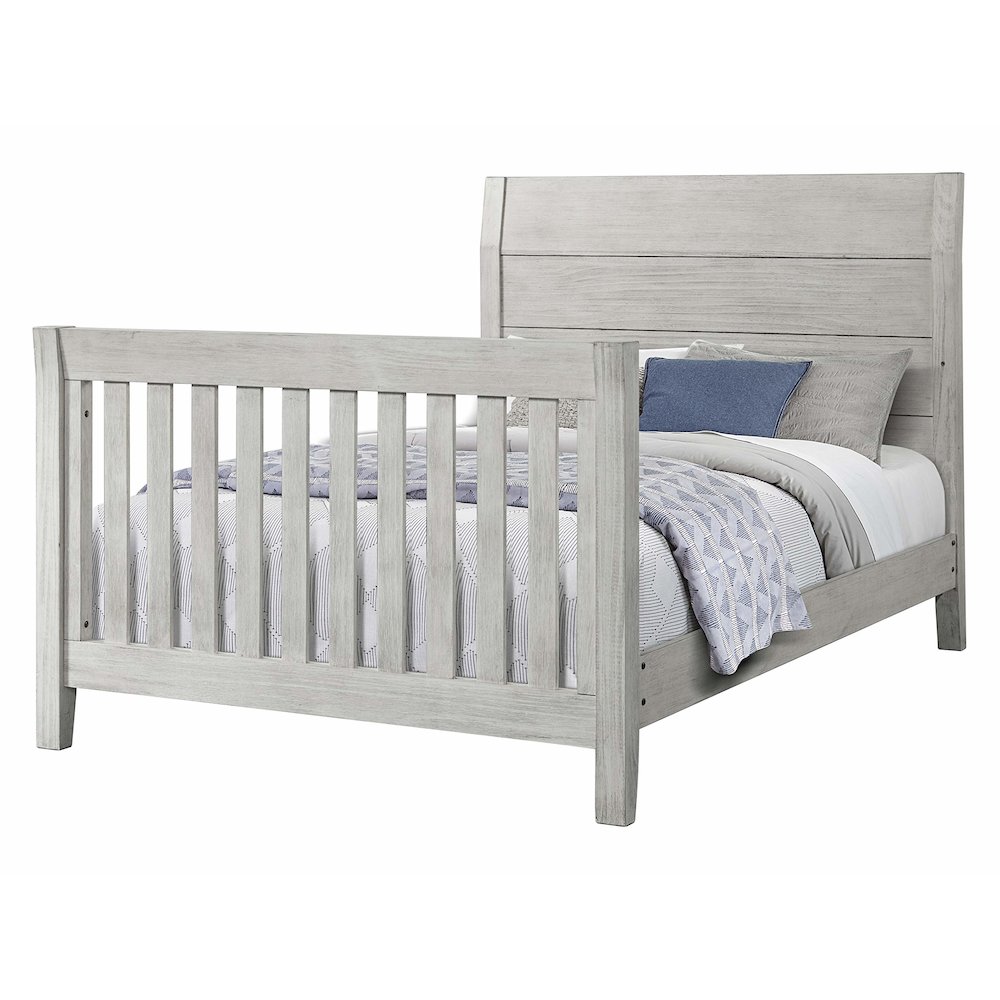Westwood Design Vivian Modern Wood Full Size Bedrails in Dawn Gray Finish. Picture 2