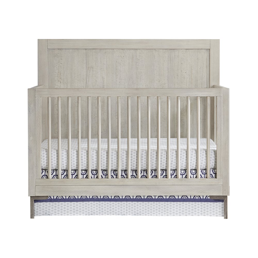 Westwood Design Beck Modern Wood Convertible Crib in Willow Gray Finish. Picture 2
