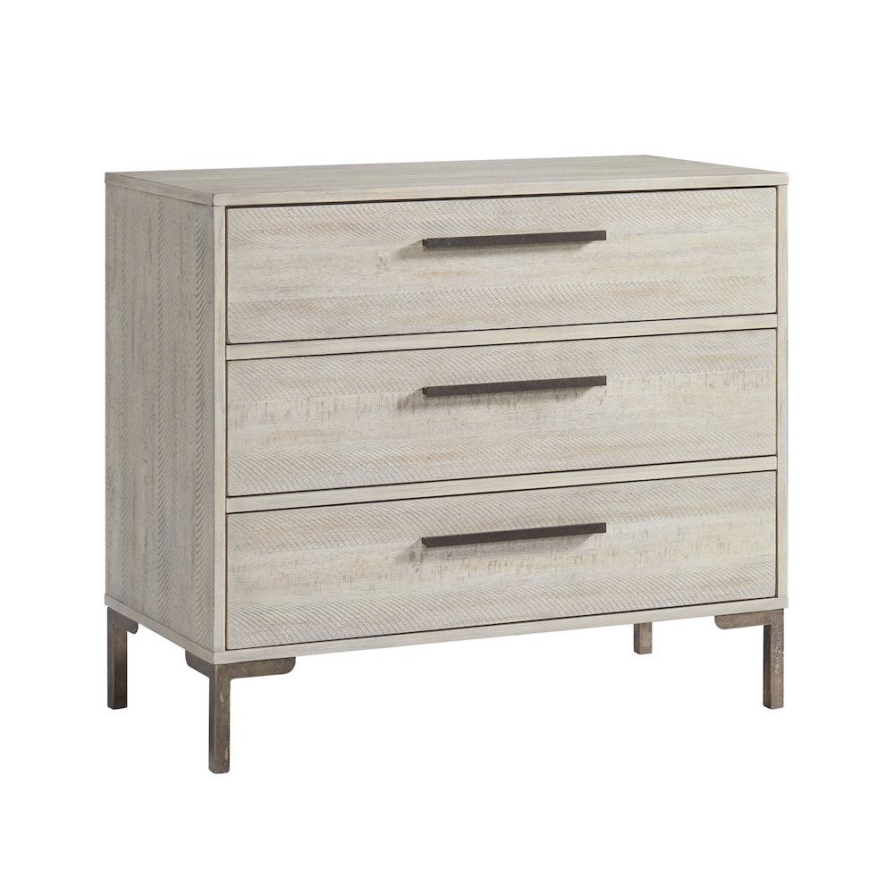 Beck 3-Drawer Dresser, Gray. Picture 1