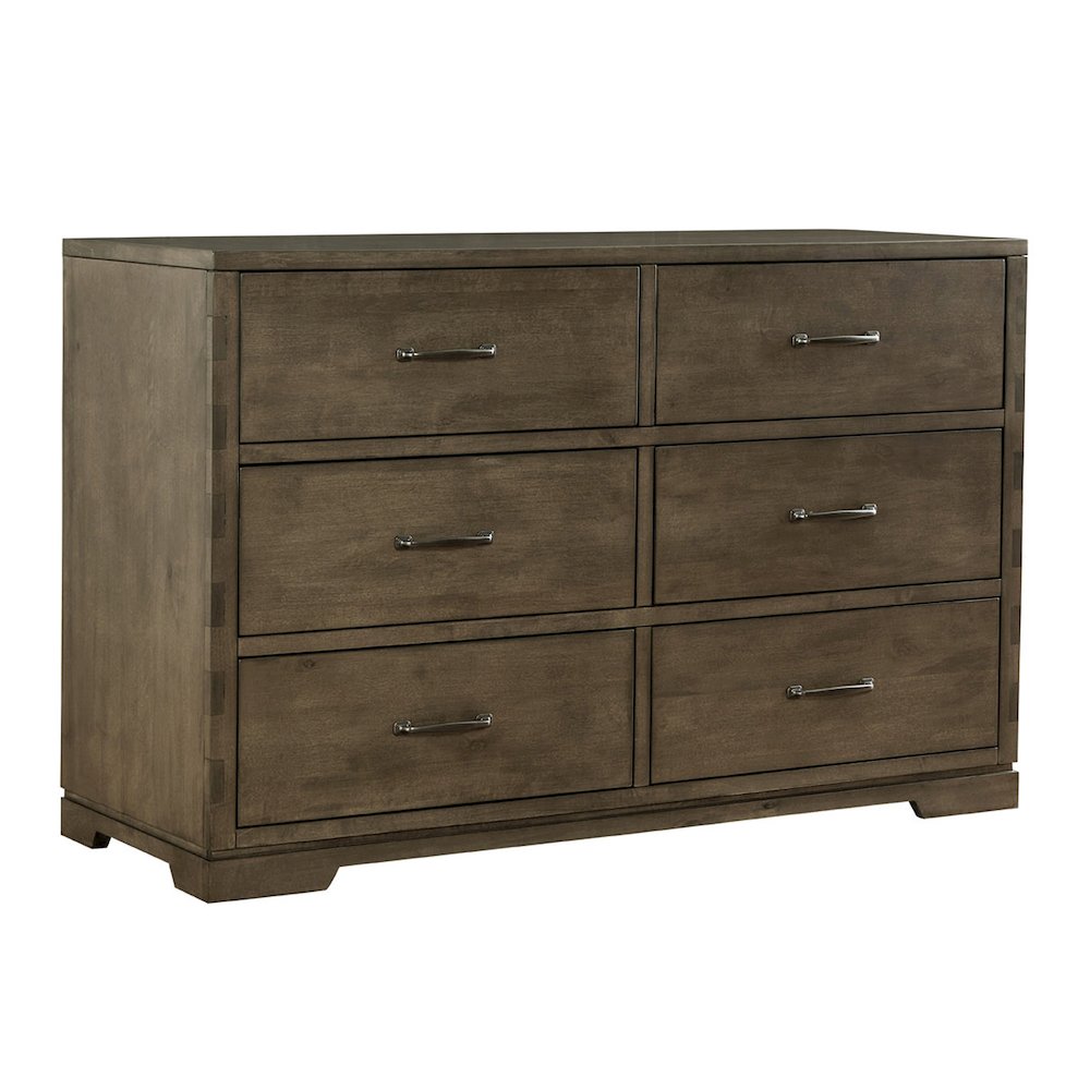Dovetail 6-Drawer Dresser, Graphite. Picture 1