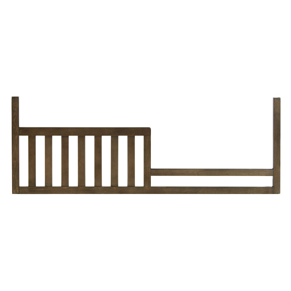 Westwood Design Dovetail Contemporary Wood Toddler Guard Rail in Graphite Gray. Picture 1