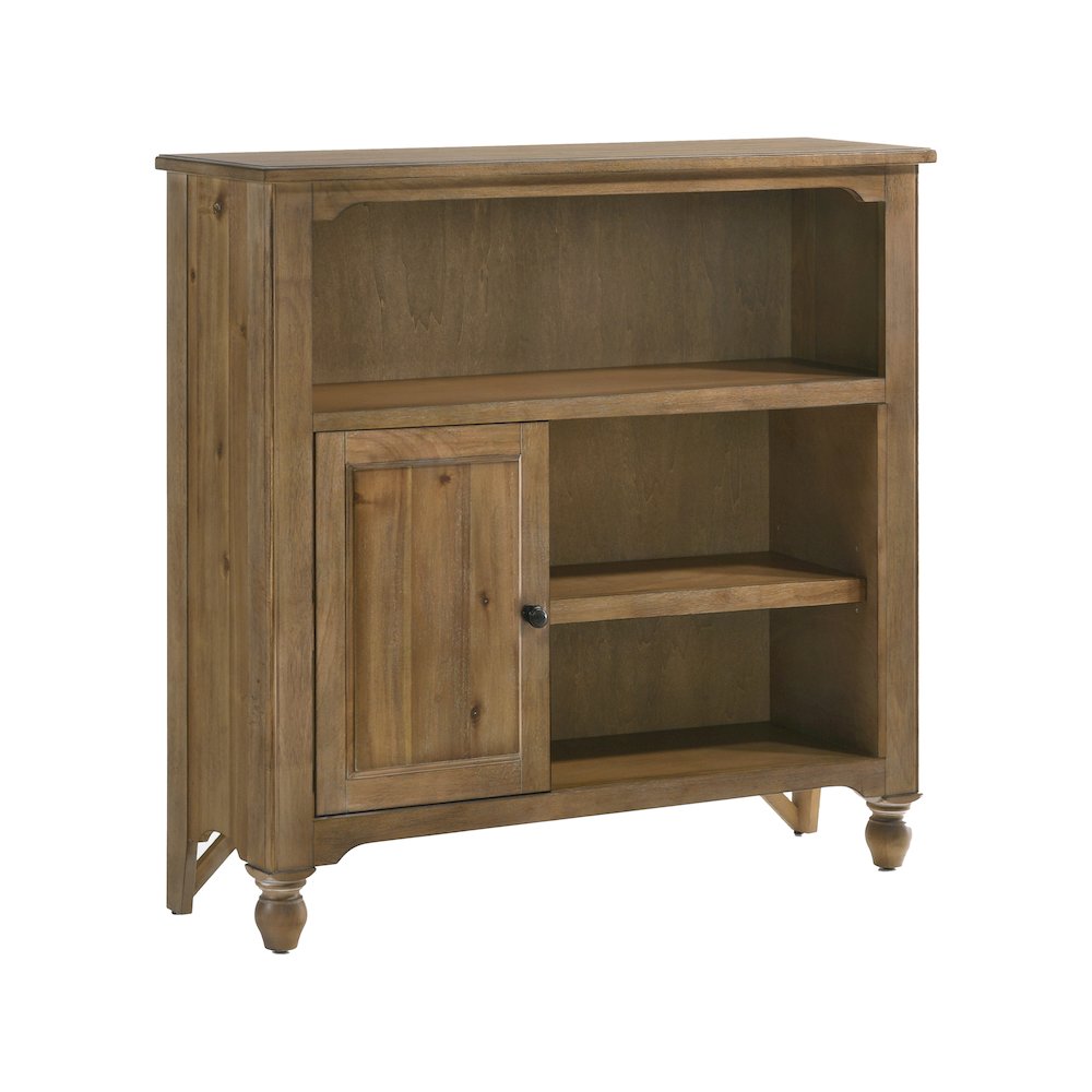 Westwood Design Highland Farmhouse Wood Bookcase in Sand Dune Brown. Picture 1