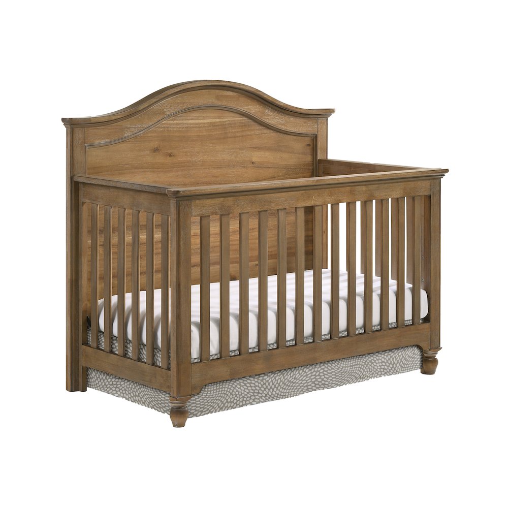 Westwood Design Highland Farmhouse Wood Crib in Sand Dune Brown Finish. Picture 1