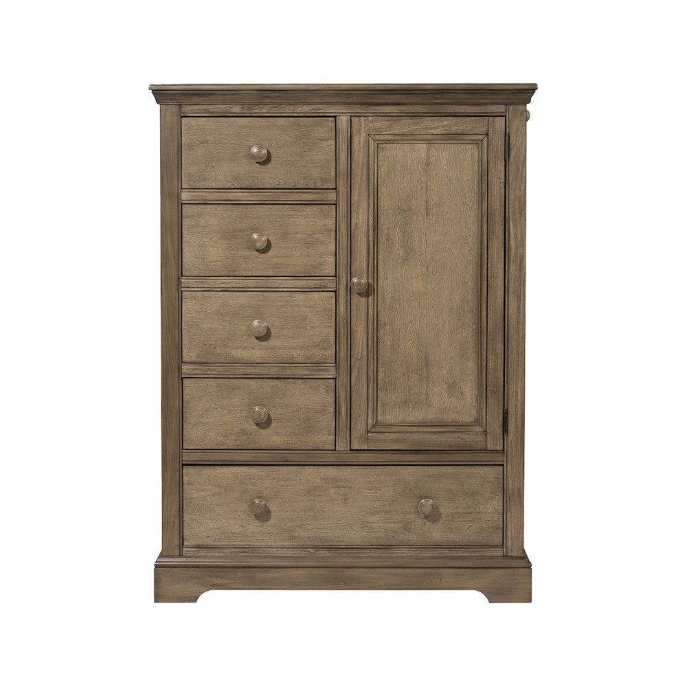 Hanley Wood Chifferobe, Cashew. Picture 1