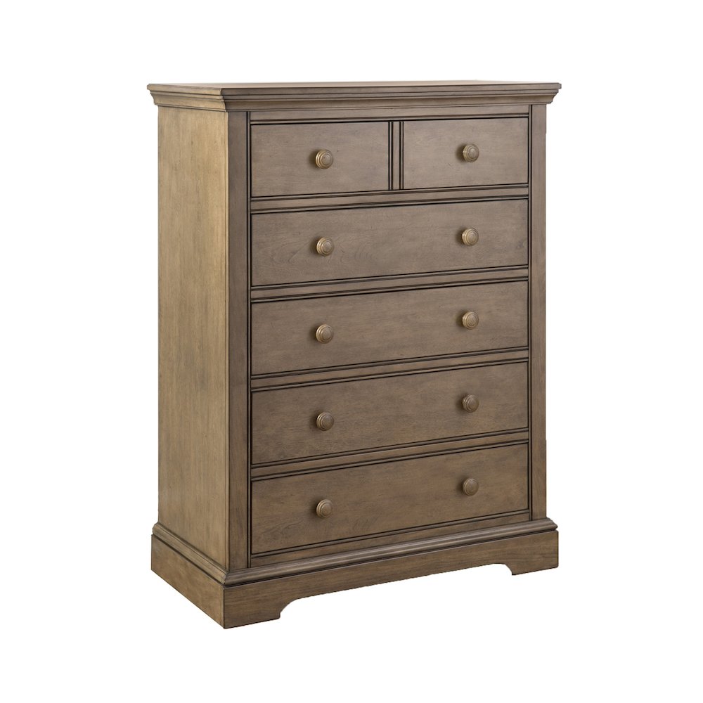 Hanley 5-Drawer Chest, Cashew. Picture 1