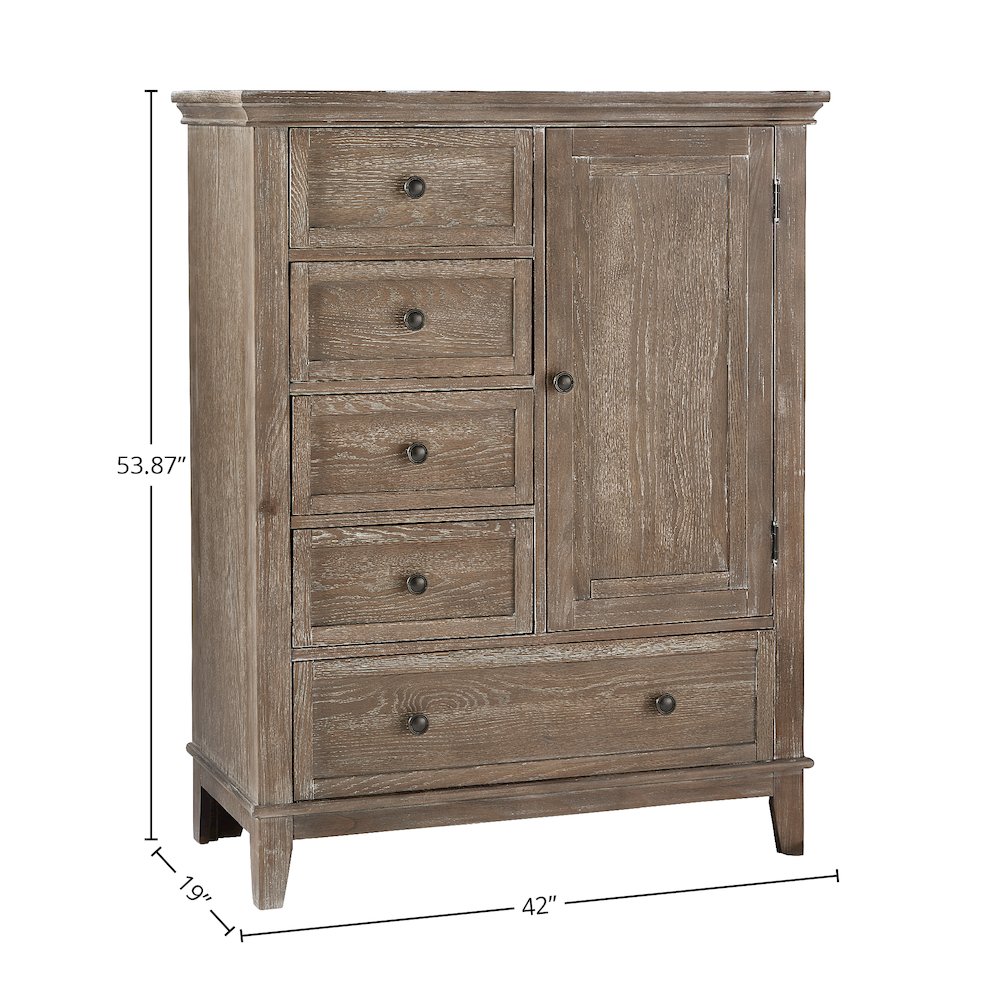 Leland Wood Chifferobe, Sandwash. Picture 2