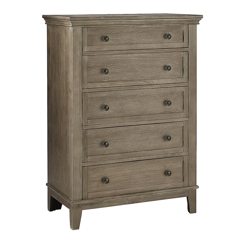 Leland 5-Drawer Chest, Sandwash. Picture 1