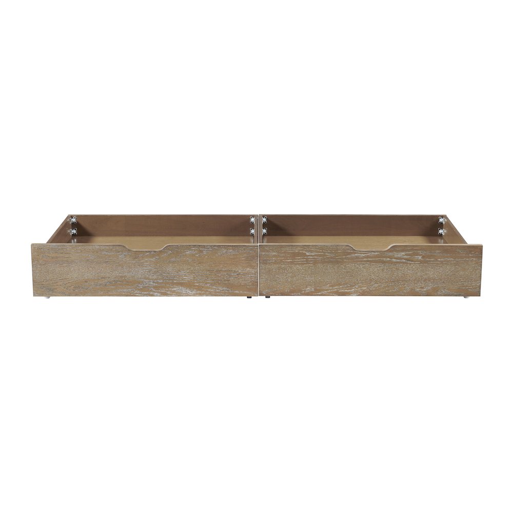 Westwood Design Leland Traditional Wood Storage Drawers in Sandwash (Set of 2). Picture 2