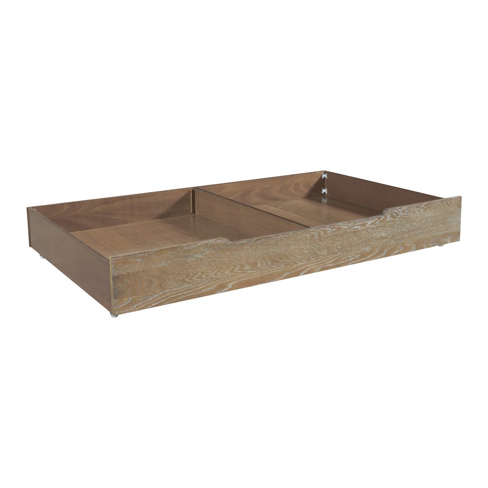 Westwood Design Leland Traditional Wood Trundle in Sandwash Gray Finish. Picture 2