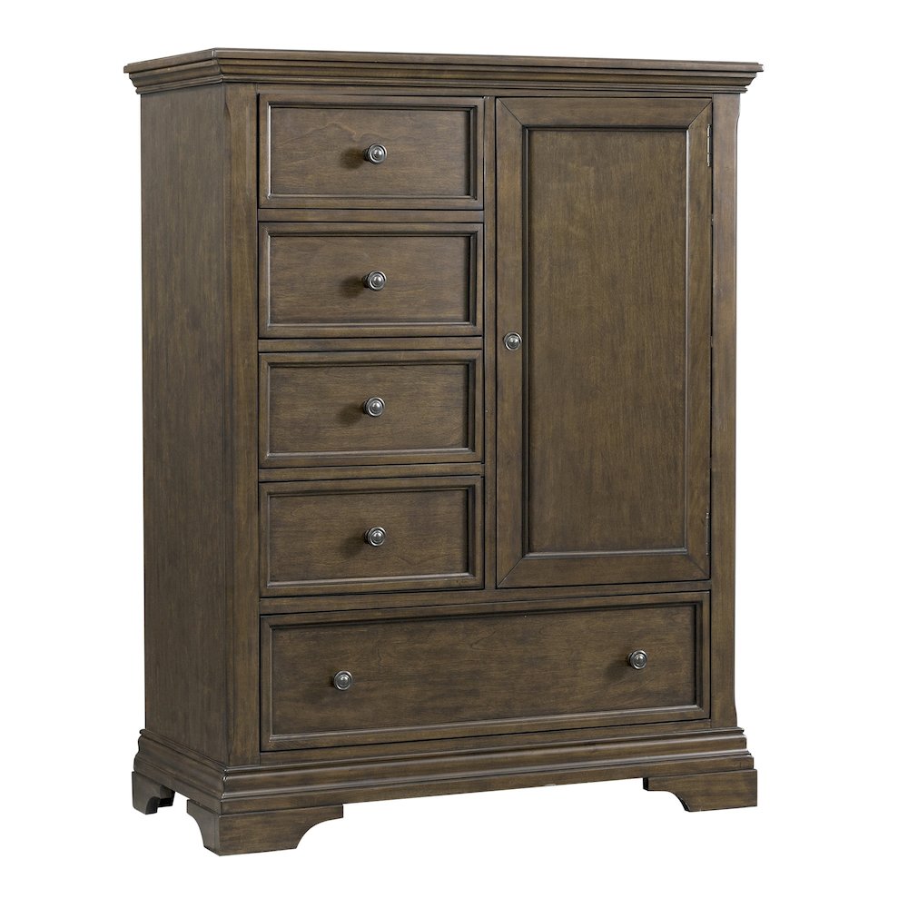 Olivia Wood Chifferobe, Rosewood. Picture 1