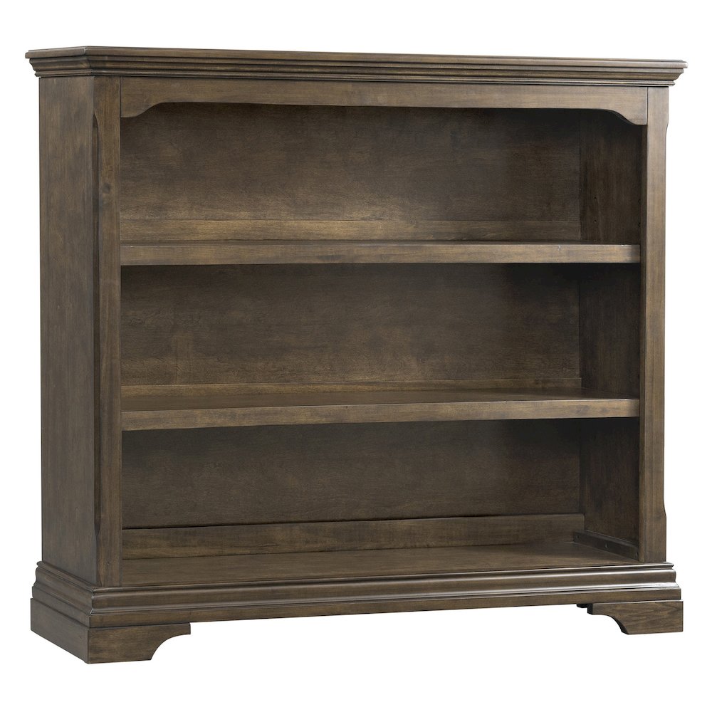 Westwood Design Olivia Traditional Wood Bookcase in Rosewood Brown. Picture 1