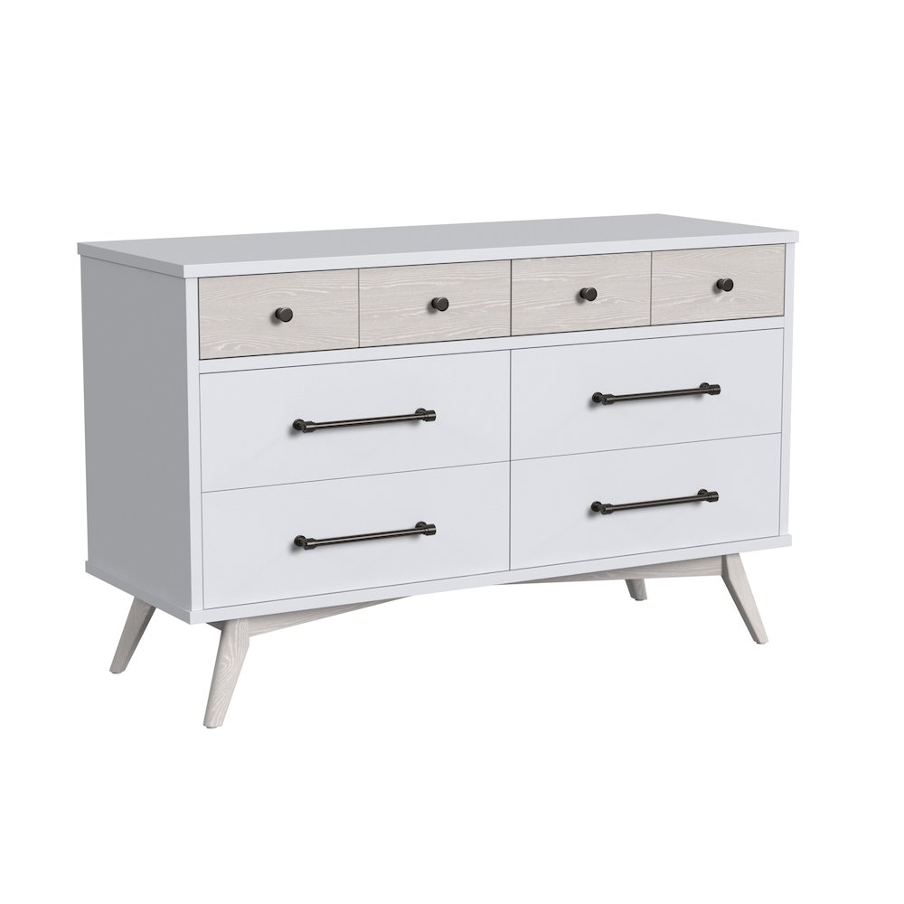 Rowan 6-Drawer Dresser, Ash Linen. Picture 1
