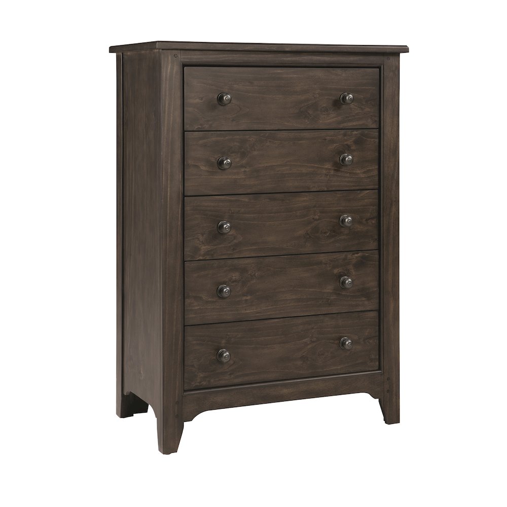 Taylor 5-Drawer Chest, River Rock. Picture 1