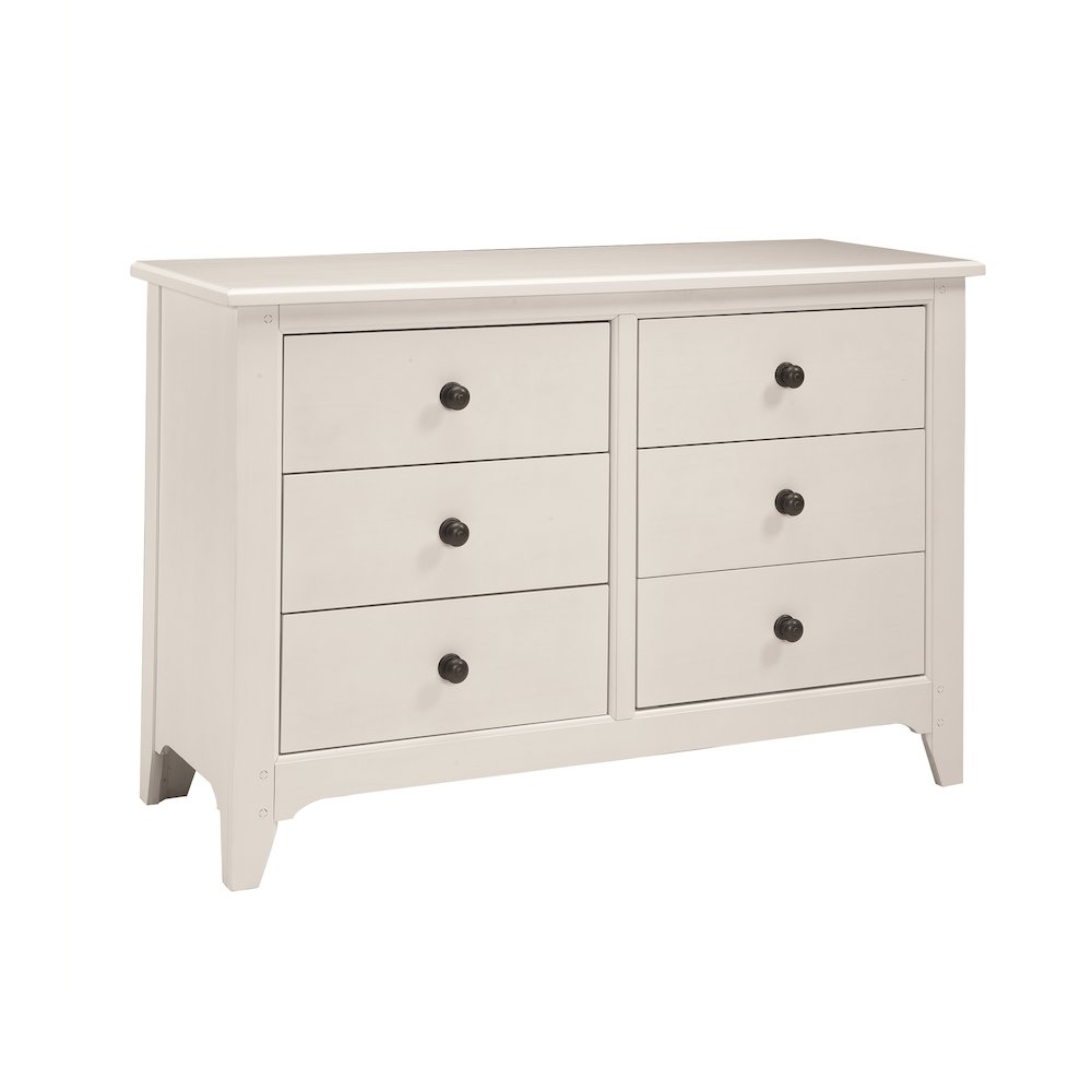 Taylor 6-Drawer Dresser, Sea Shell. Picture 1