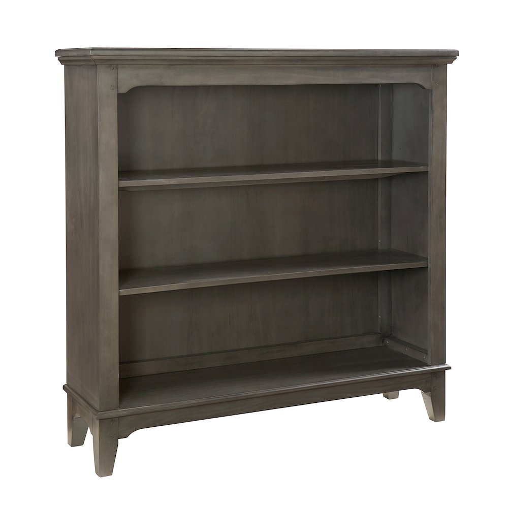 Westwood Design Taylor Farmhouse Wood Bookcase in Dusk Gray Finish. Picture 1