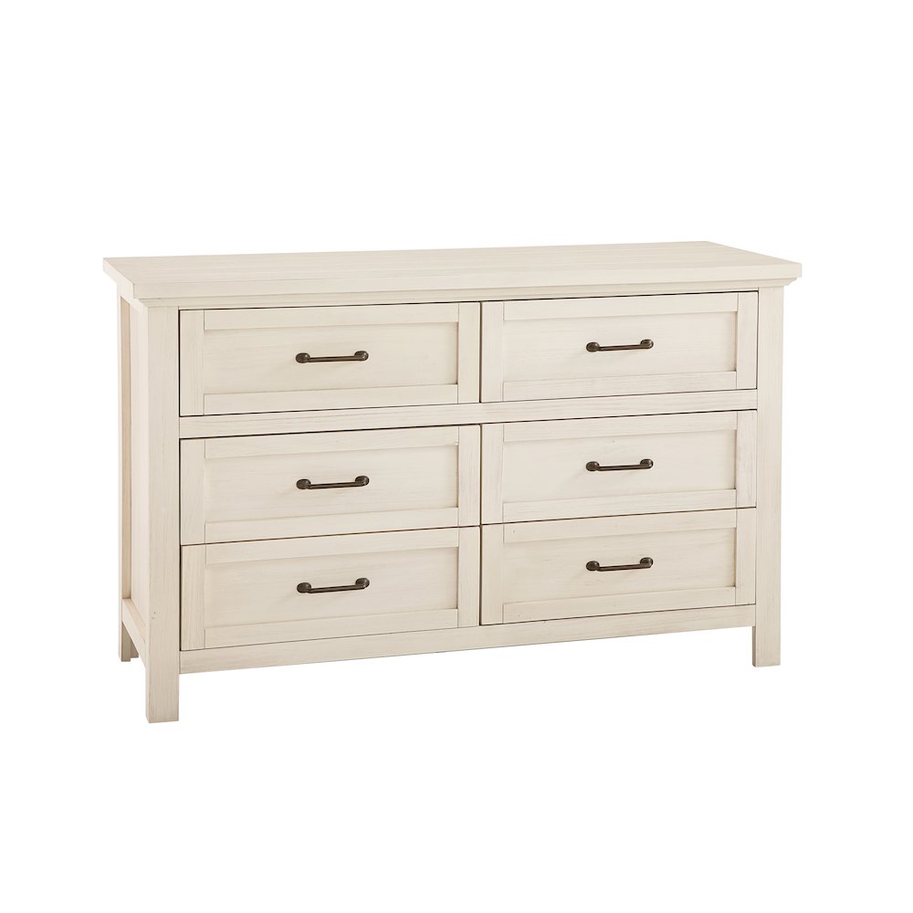 Westfield 6-Drawer Dresser, Brushed White. Picture 1