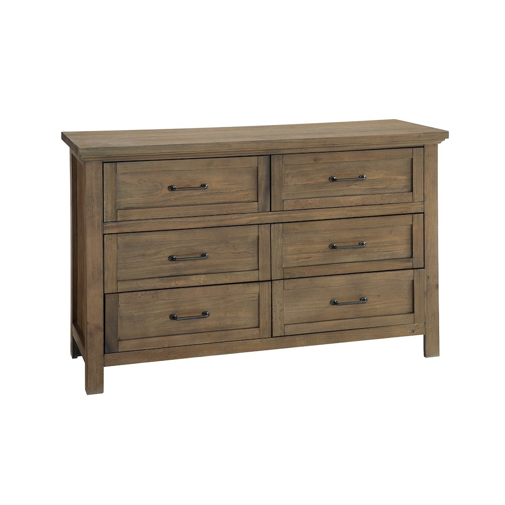 Westfield 6-Drawer Dresser, Harvest Brown. Picture 1