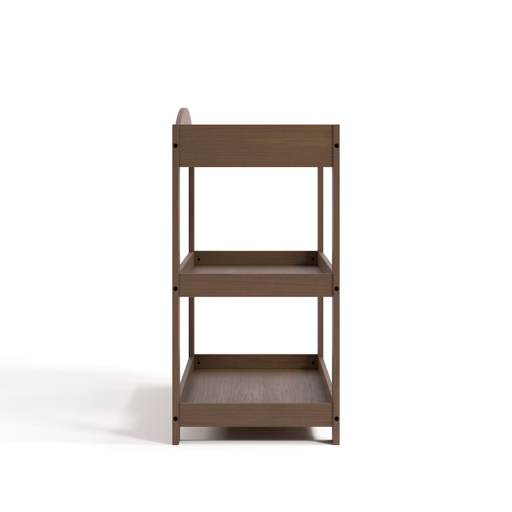 Customizable Changing Table with Water-Resistant Changing Pad - Hazelnut. Picture 11