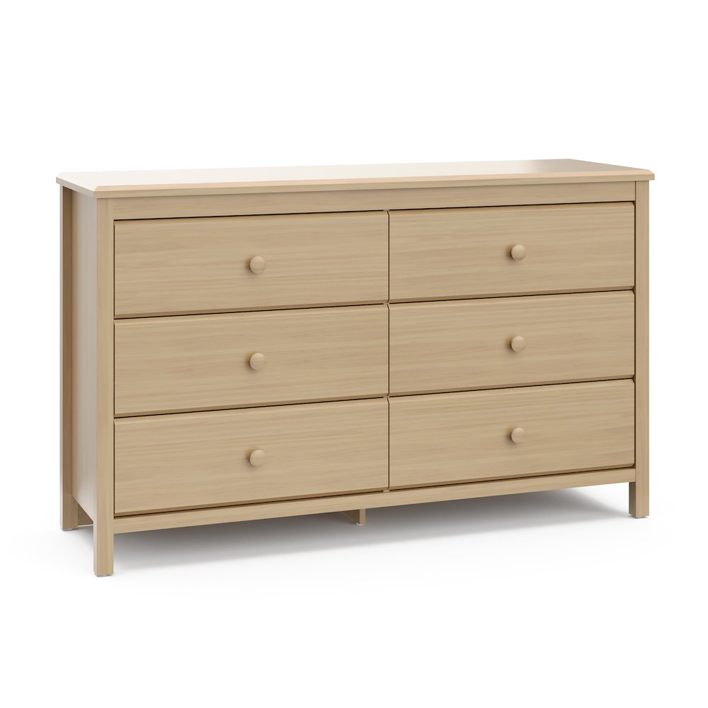 Storkcraft Alpine 6 Drawer Double Dresser (Driftwood). Picture 2