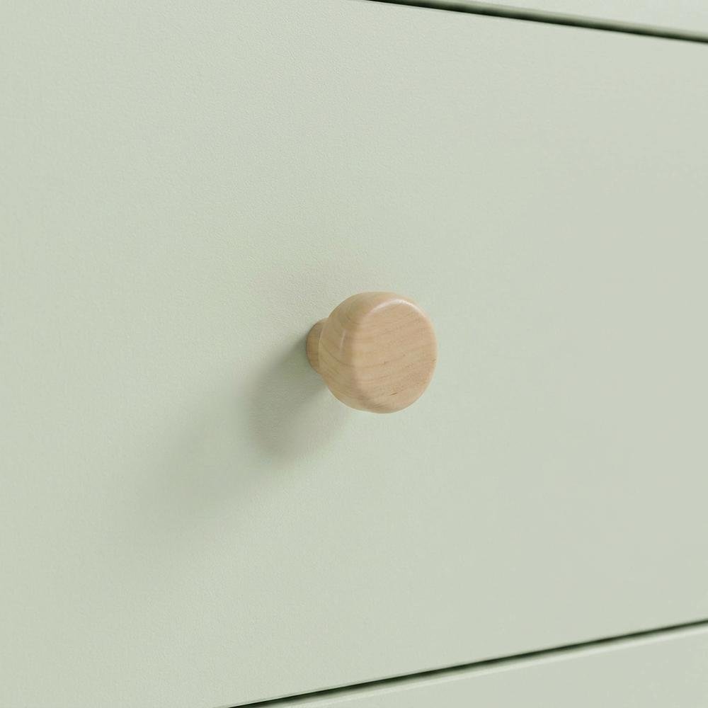 California 2 Drawer Nightstand - Sage with Driftwood. Picture 4